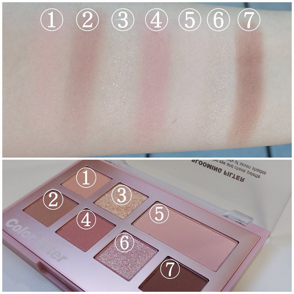 カラーフィルターシャドウパレット/MISSHA/アイシャドウパレットを使ったクチコミ(4枚目)