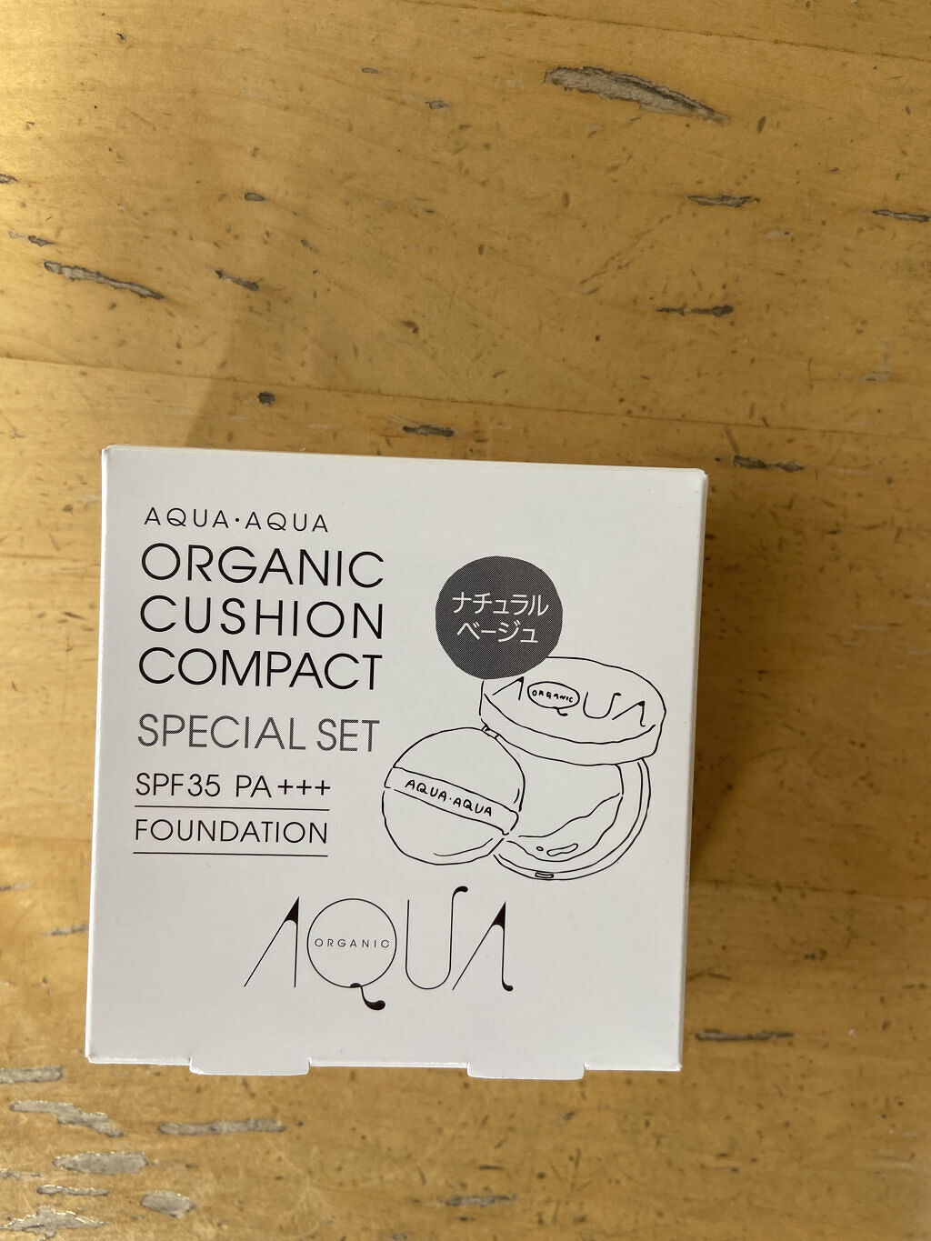 オーガニッククッションコンパクト/アクア・アクア/クッションファンデーションを使ったクチコミ（2枚目）