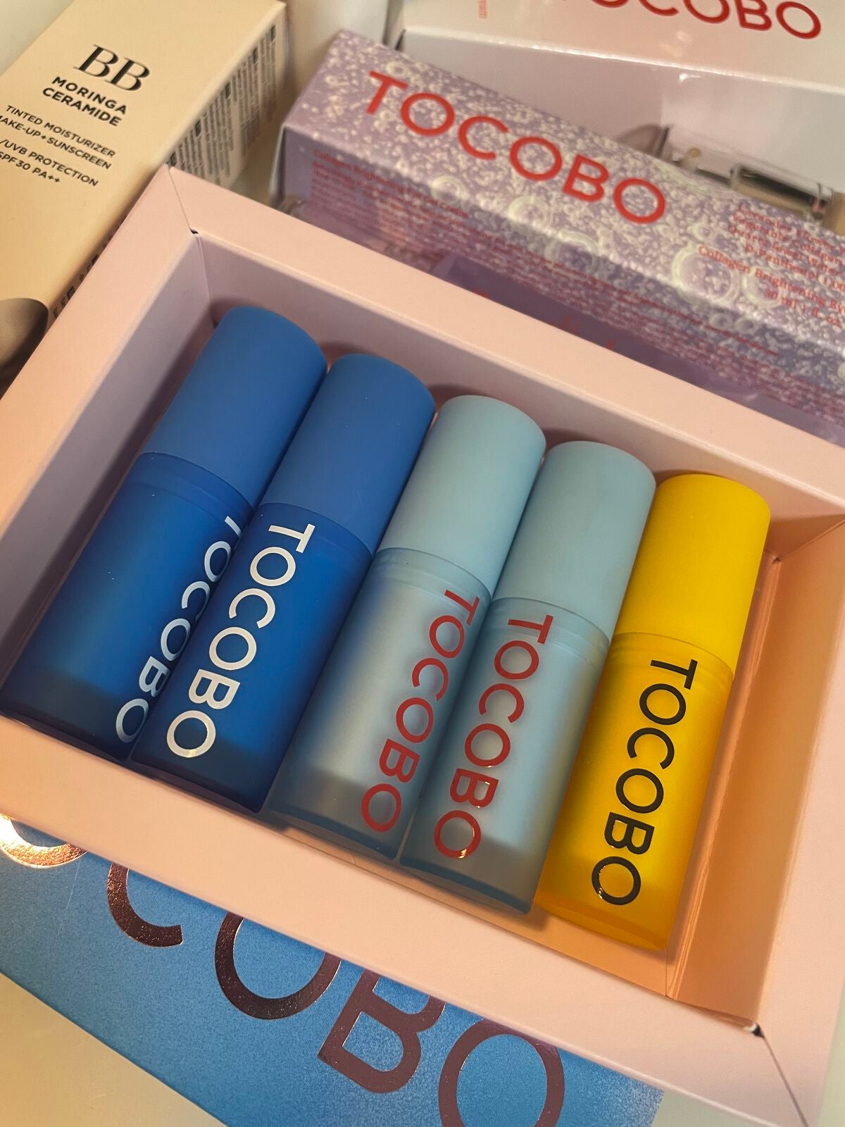 グラスティンティッドリップバーム/TOCOBO/リップバームを使ったクチコミ(3枚目)