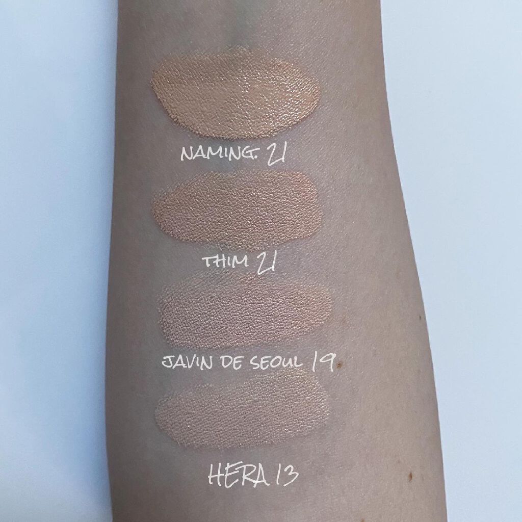 ネーミング レイヤード フィットクッション/NAMING./クッションファンデーションを使ったクチコミ(4枚目)