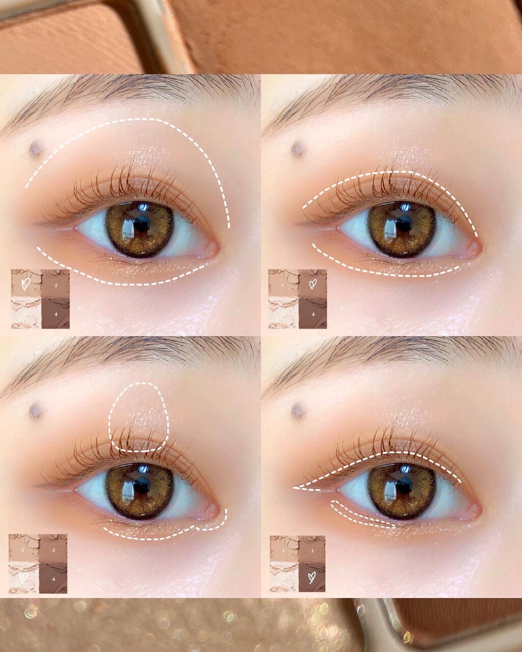 ベターザンアイズ 韓服エディション/rom&nd/アイシャドウパレットを使ったクチコミ(2枚目)