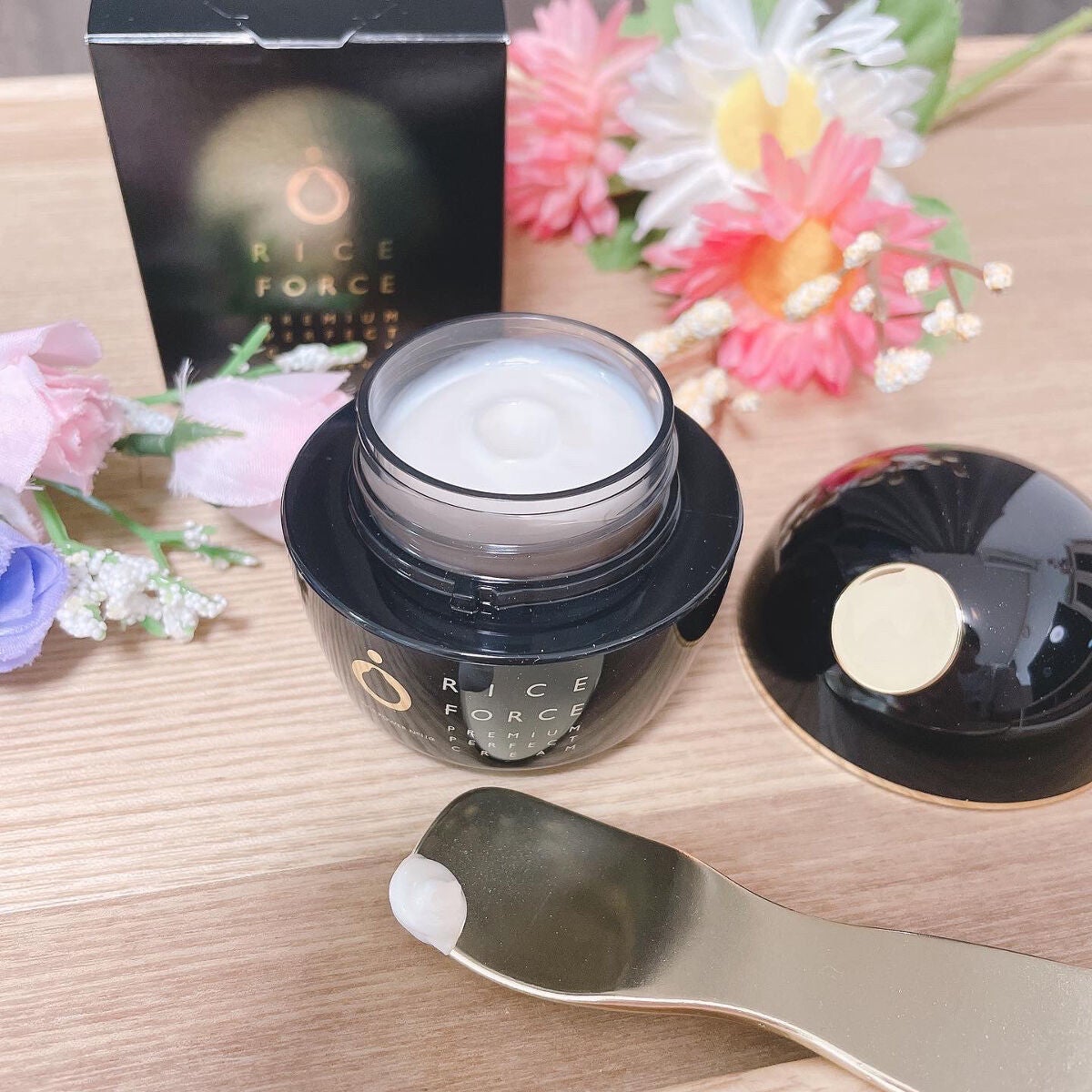 プレミアムパーフェクトクリーム/ライスフォース/フェイスクリームを使ったクチコミ(3枚目)