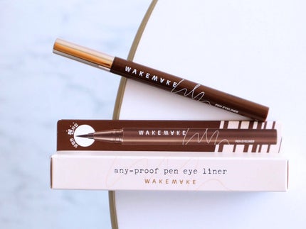 エアプルーフアイライナー/wakemake/リキッドアイライナーを使ったクチコミ(1枚目)