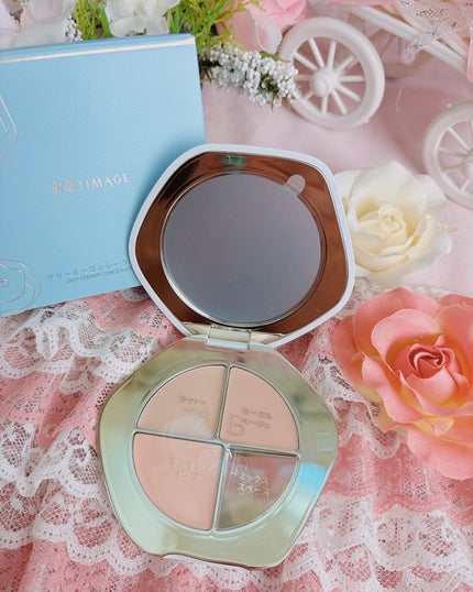 TIMAGE クリーミーコンシーラーパレット/TIMAGE/パレットコンシーラーを使ったクチコミ(4枚目)