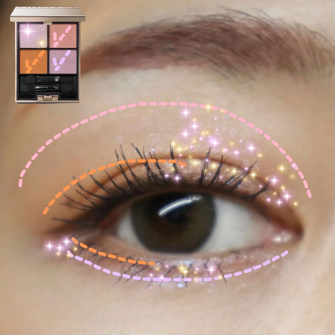 アイカラーレーション/LUNASOL/アイシャドウパレットを使ったクチコミ(5枚目)