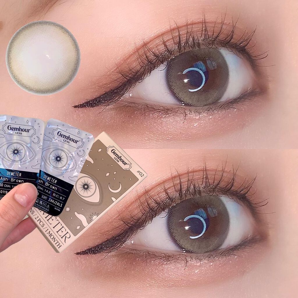 DEMETER/Gemhour lens/カラーコンタクトレンズを使ったクチコミ(2枚目)