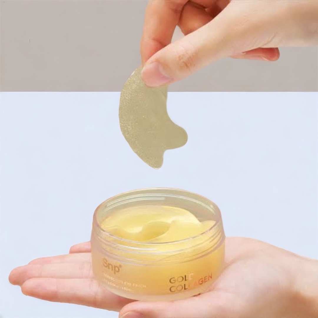 ゴールドコラーゲンパーフェクションアイパッチ/SNP/シートマスク・パックを使ったクチコミ（3枚目）