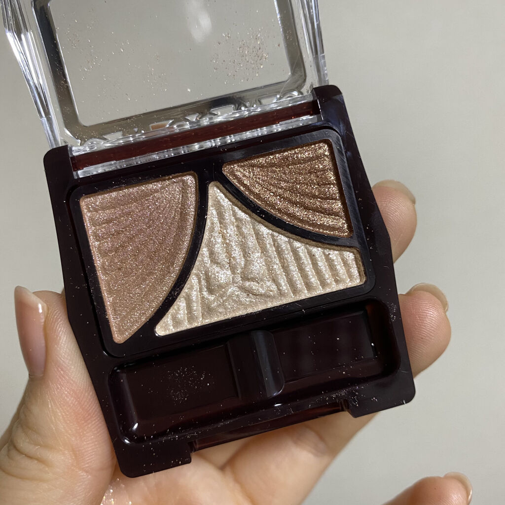 ジューシーピュアアイズ 13 シャンパンベージュ/キャンメイク/アイシャドウパレットを使ったクチコミ（2枚目）
