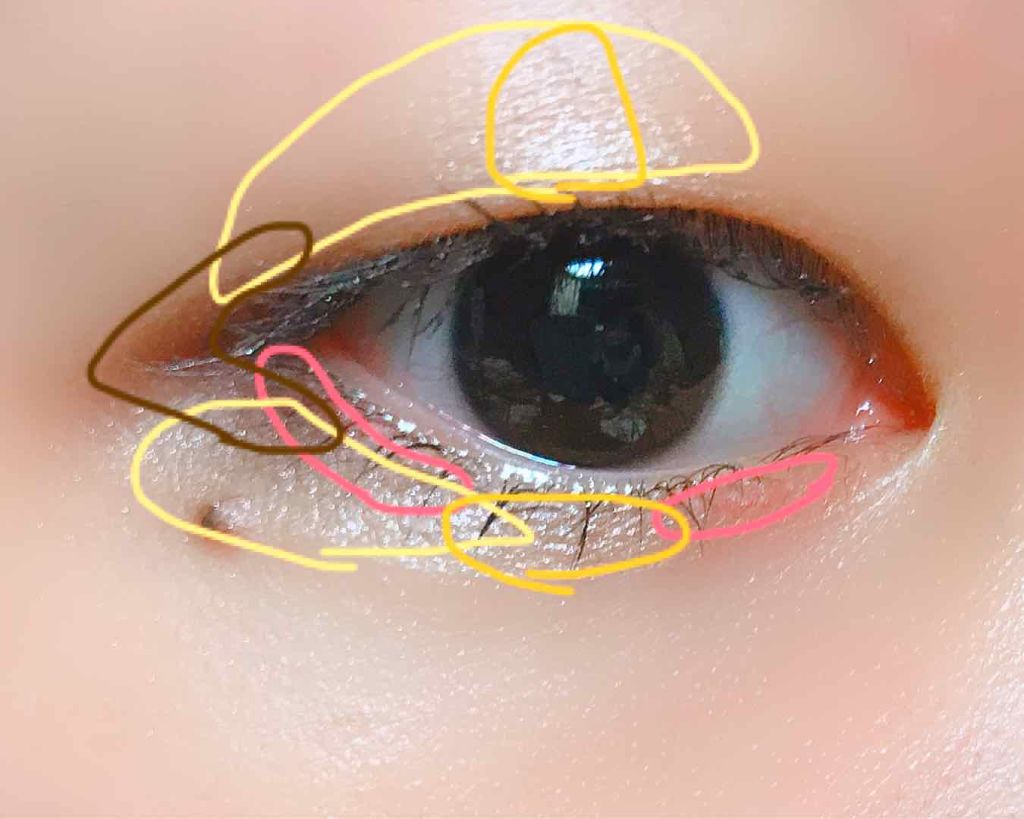 ベルベッティフィットカラーズ/キャンメイク/ジェル・クリームアイシャドウを使ったクチコミ(3枚目)