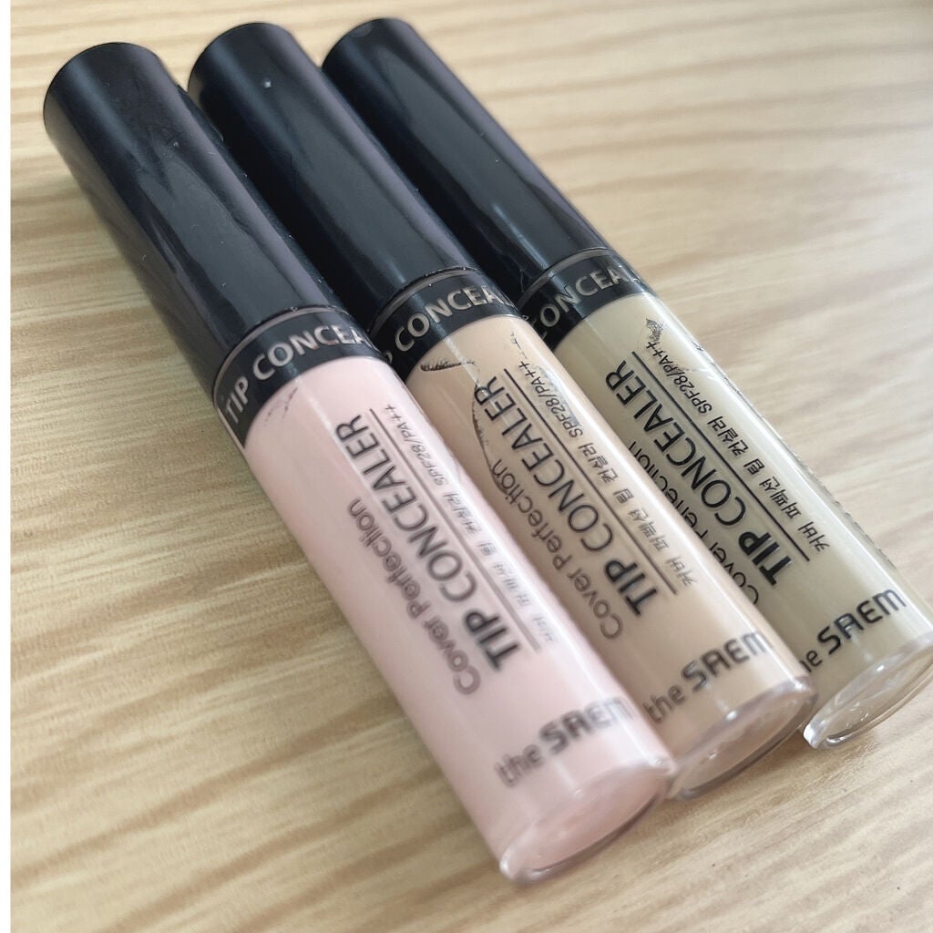 カバーパーフェクション チップコンシーラー/the SAEM/リキッドコンシーラーを使ったクチコミ(1枚目)