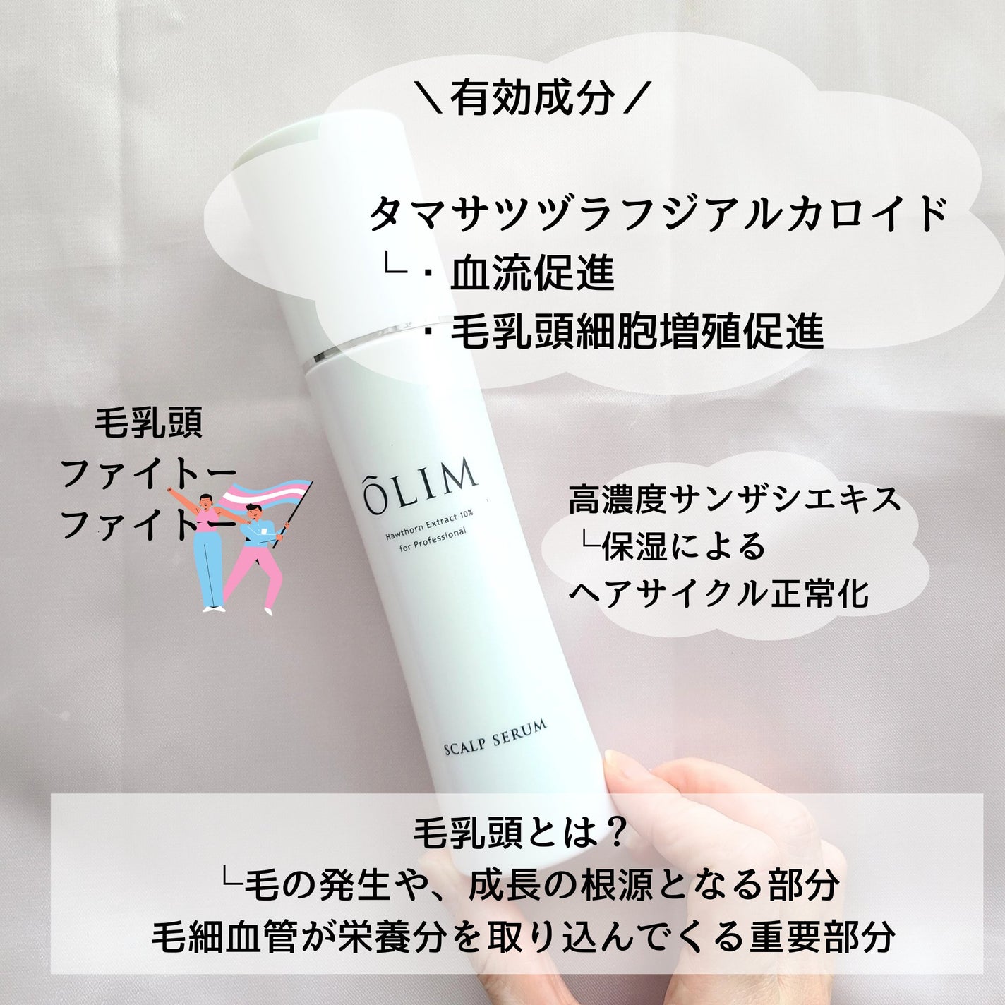 オーリム 育毛剤/OLIM/頭皮ローションを使ったクチコミ(3枚目)