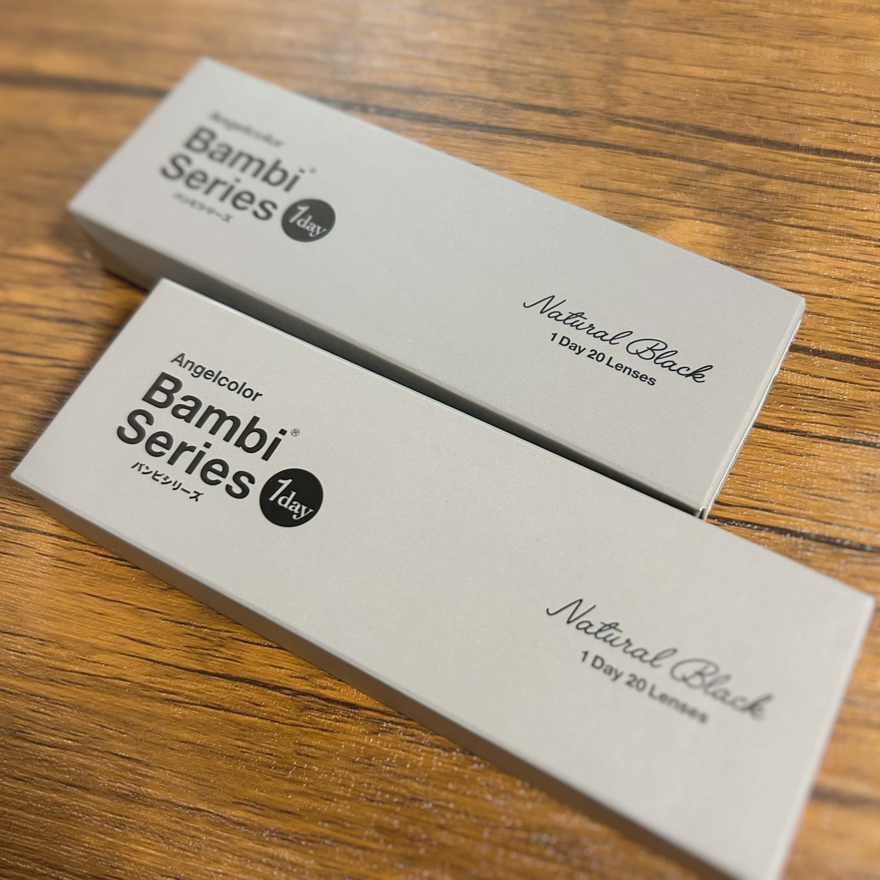 バンビシリーズ ワンデー ナチュラル Natural Black/AngelColor/ワンデー（１DAY）カラコンを使ったクチコミ（1枚目）
