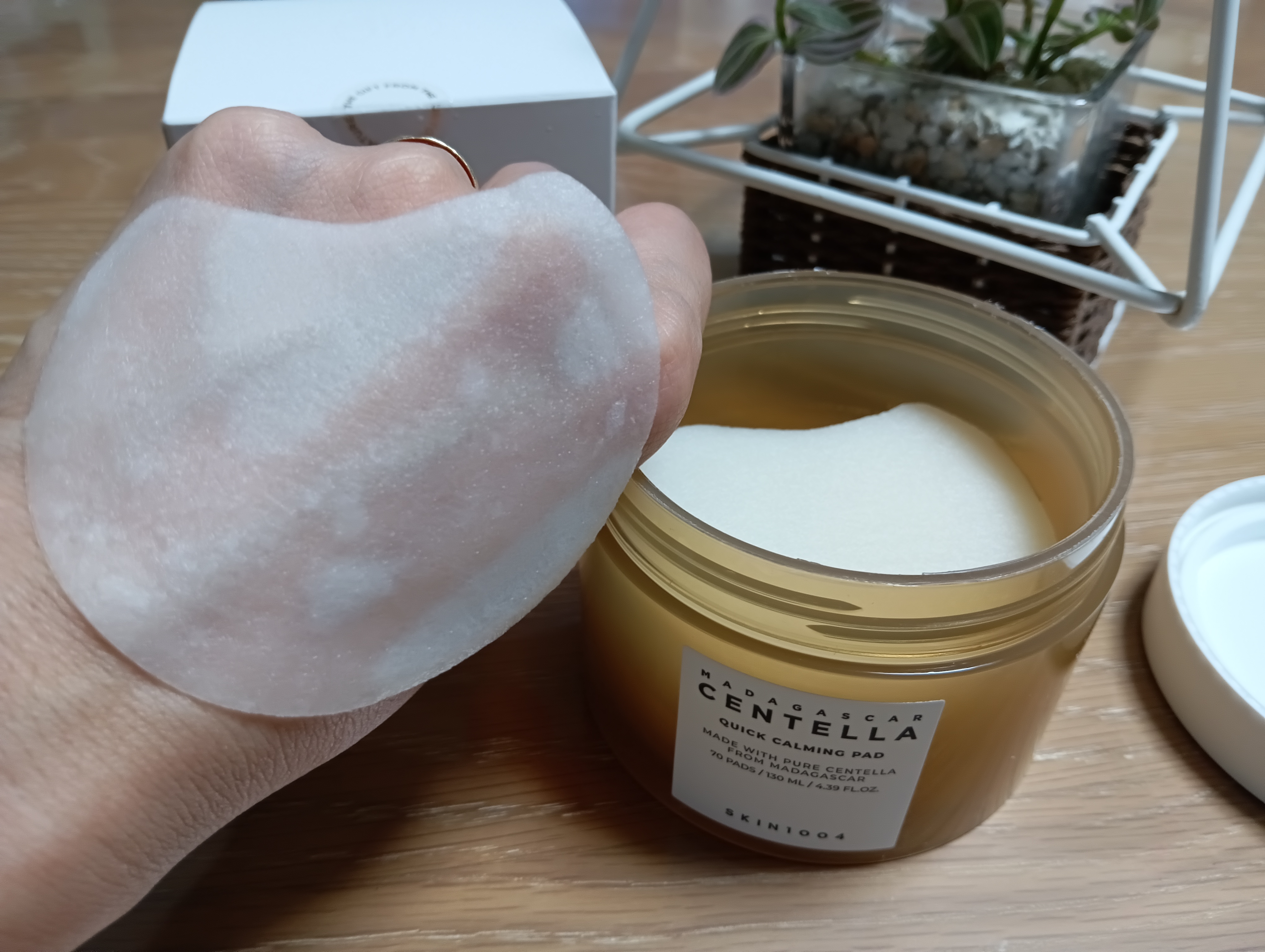 センテラ クイックカーミングパッド/SKIN1004/トナーパッドを使ったクチコミ（2枚目）