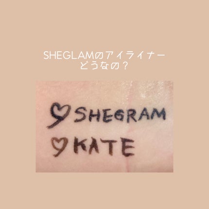 プロプレシジョン ウォータープルーフ リキッドアイライナー/SHEGLAM/リキッドアイライナーを使ったクチコミ(1枚目)