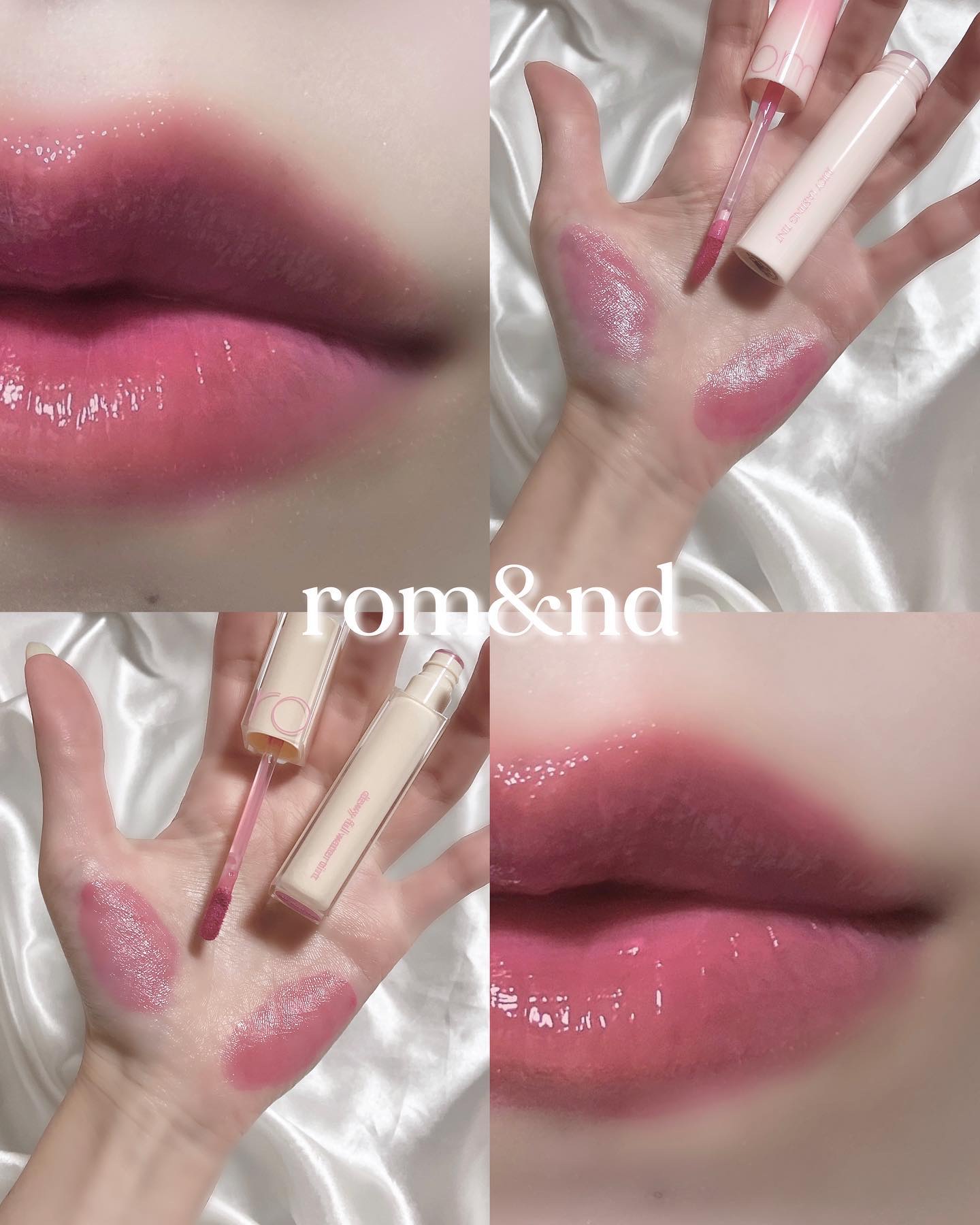 ジューシーラスティングティント/rom&nd/リップティントを使ったクチコミ（2枚目）