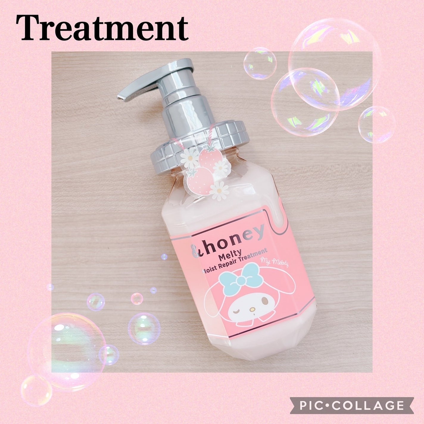 アンドハニー マイメロディ メルティ シャンプー&ヘアトリートメント ペアセット/&honey/市販シャンプーを使ったクチコミ(3枚目)