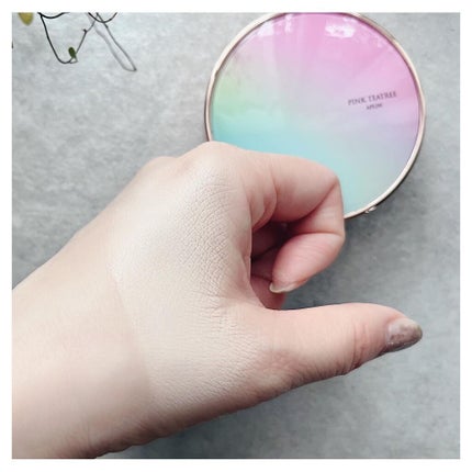 ピンクティーツリーカバークッション/APLIN/クッションファンデーションを使ったクチコミ(7枚目)