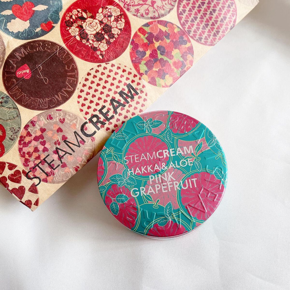 スチームクリーム ハッカ&アロエ ピンクグレープフルーツ/STEAMCREAM/フェイスクリームを使ったクチコミ(5枚目)