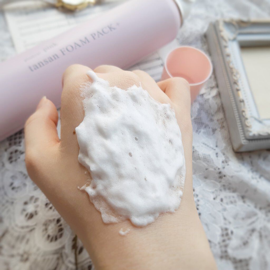 ピンク炭酸フォームパックプラス/プラスキレイ/洗い流すパック・マスクを使ったクチコミ（3枚目）