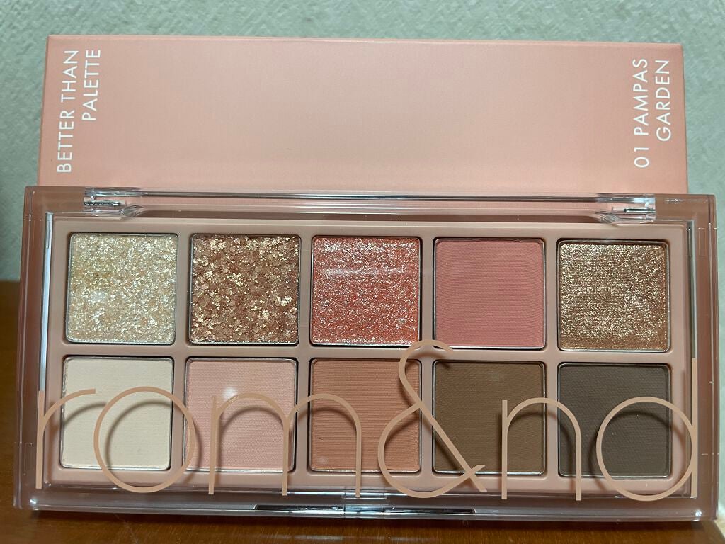 ベターザンパレット/rom&nd/アイシャドウパレットを使ったクチコミ(1枚目)