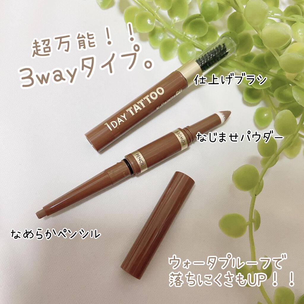 ラスティングスリーウェイアイブロウ ペンシルWpa/K-パレット/アイブロウペンシルを使ったクチコミ(2枚目)