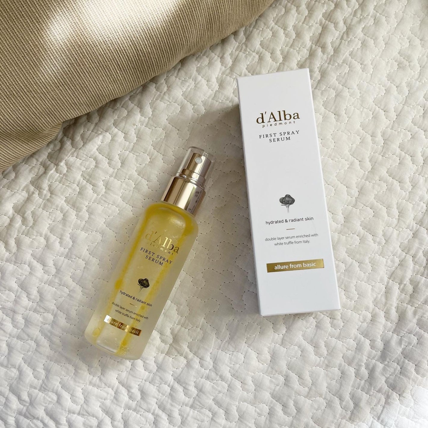 ダルバ ホワイトトリュフファーストスプレーセラム/ダルバ/ミスト状化粧水を使ったクチコミ(3枚目)