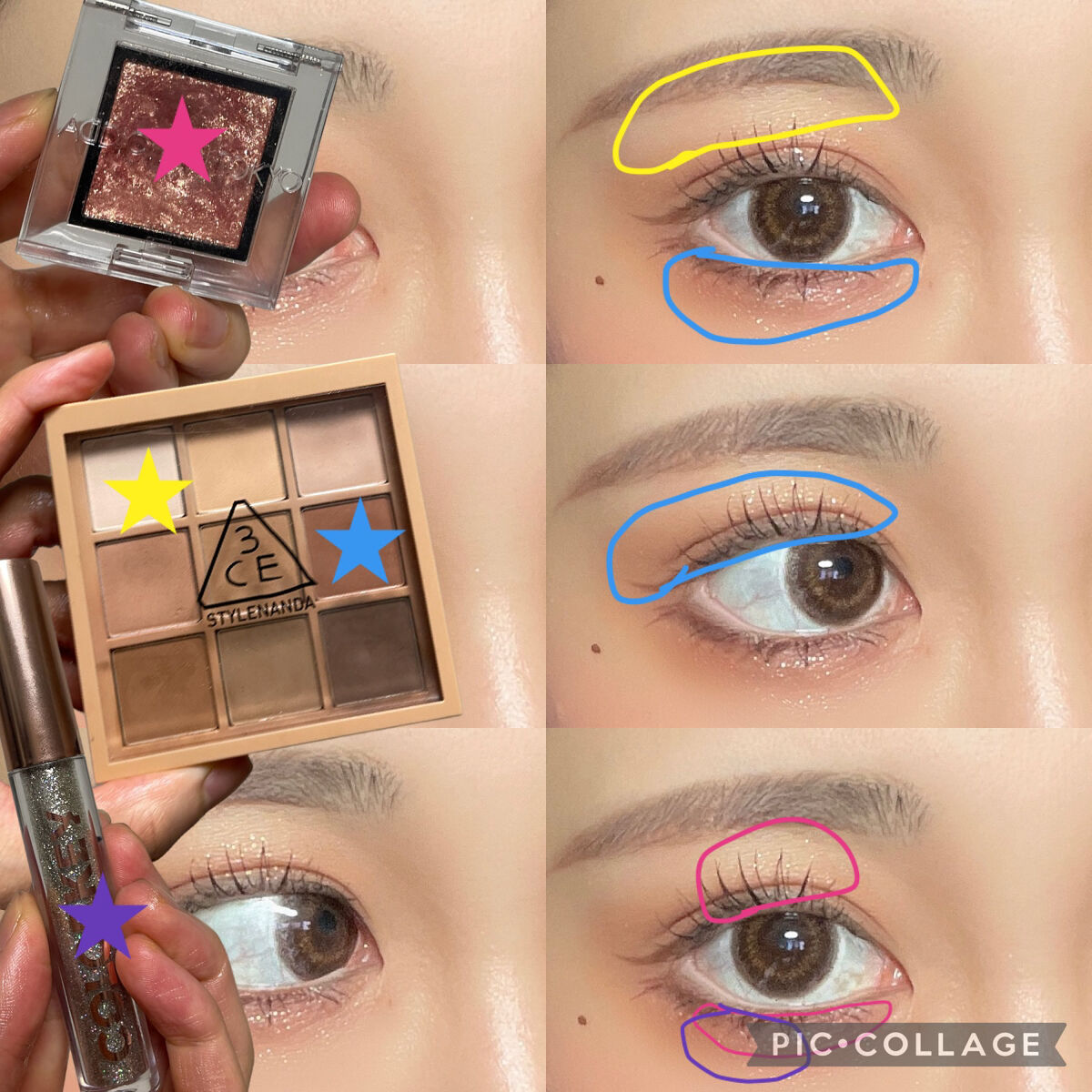 3CE マルチアイカラーパレット/3CE/アイシャドウパレットを使ったクチコミ（3枚目）