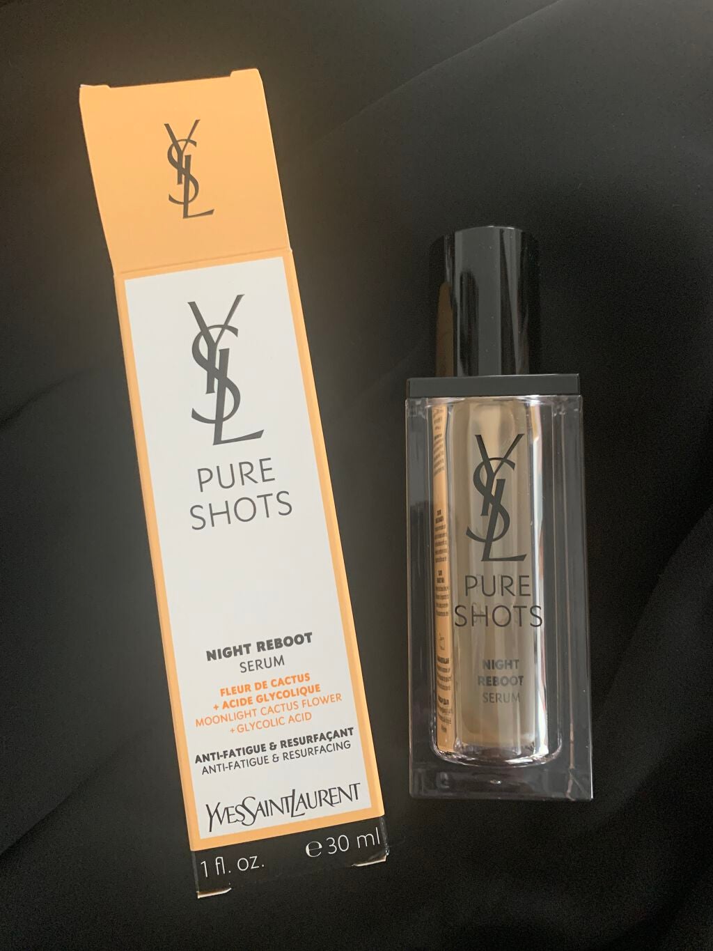 ピュアショット ナイト リチャージセラム/YVES SAINT LAURENT BEAUTE/美容液を使ったクチコミ(1枚目)