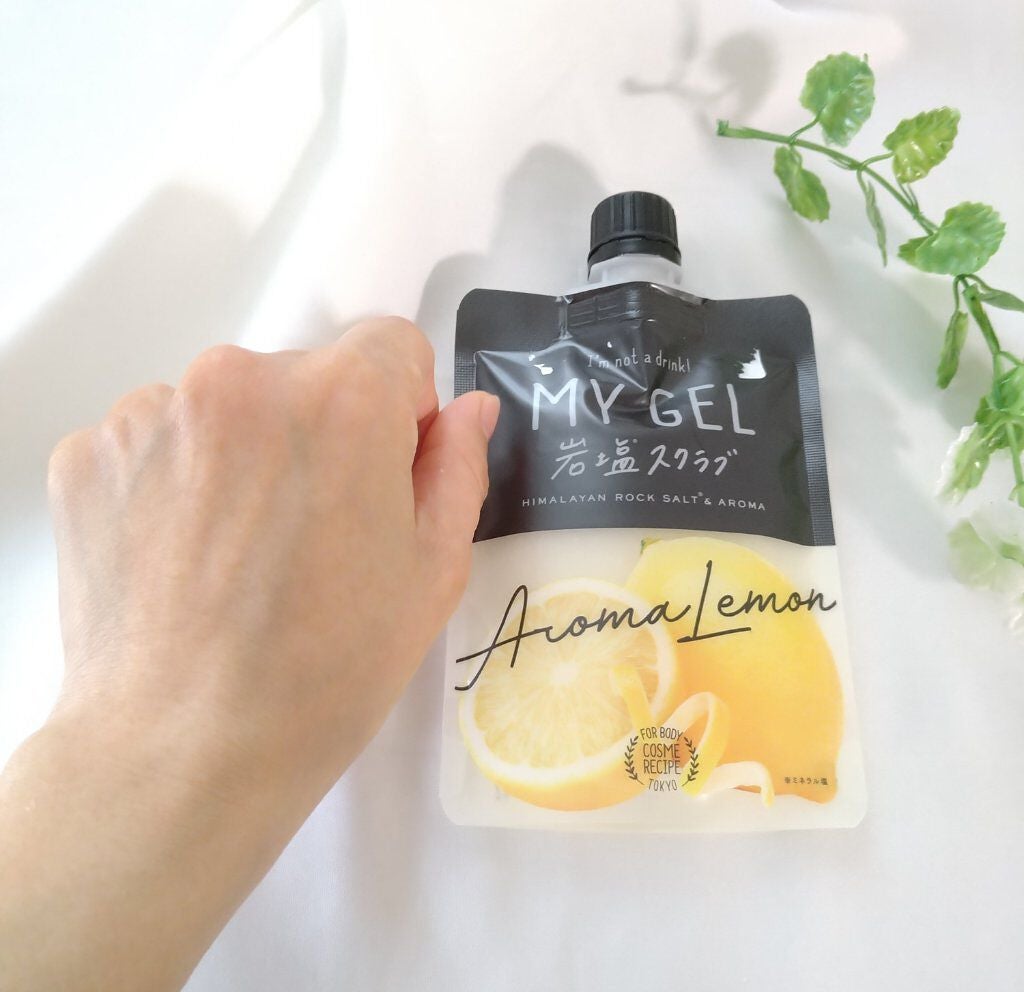 MY GEL 岩塩スクラブ/COSME RECIPE/ボディスクラブを使ったクチコミ(4枚目)