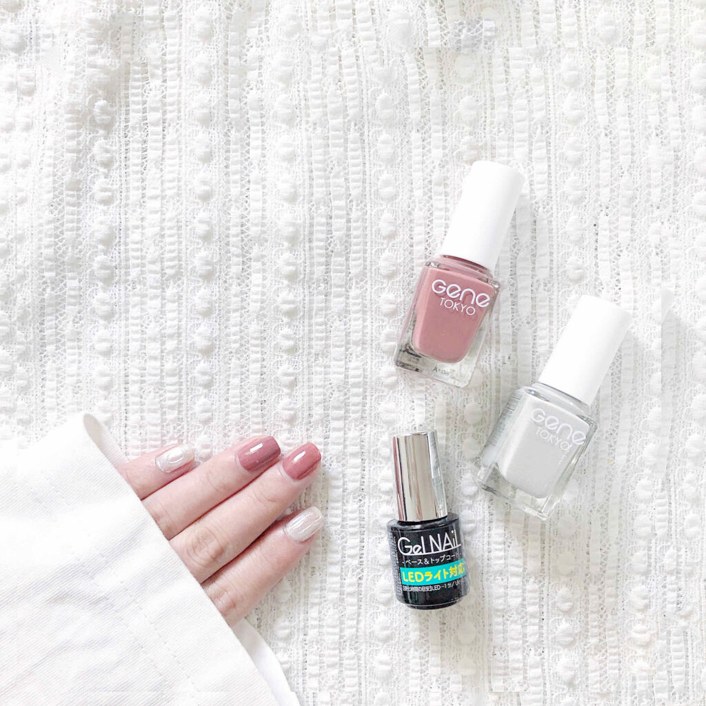 ジェルネイル（ライト対応）/セリア/ジェルネイルを使ったクチコミ（1枚目）