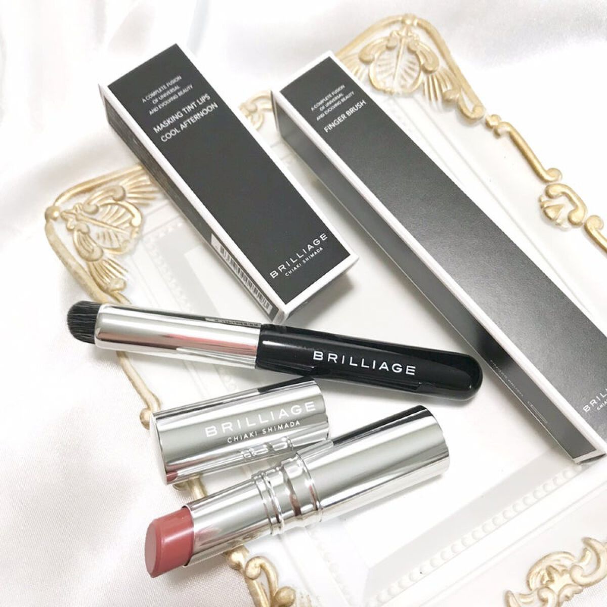 フィンガーブラシ /ブリリアージュ/メイクブラシを使ったクチコミ（2枚目）