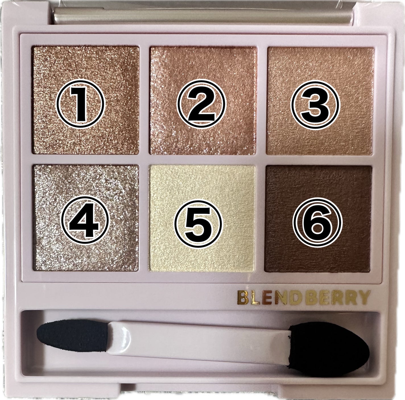 オーラクリエイション/BLEND BERRY/アイシャドウパレットを使ったクチコミ(2枚目)