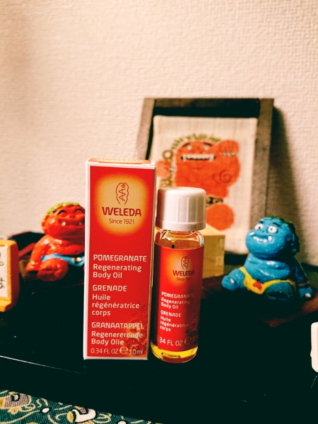 ざくろ オイル/WELEDA/ボディオイルを使ったクチコミ（2枚目）