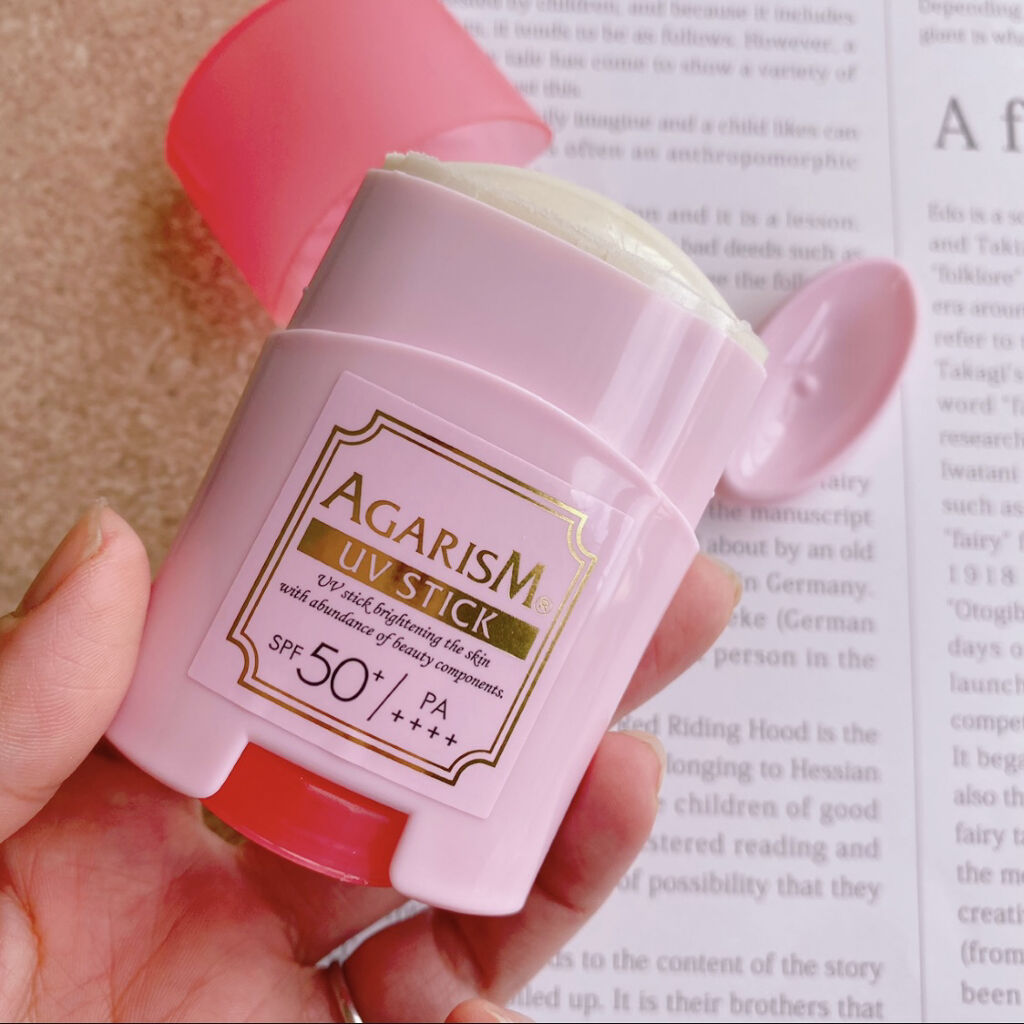 トーンアップUVスティック/AGARISM/日焼け止めスティックを使ったクチコミ（1枚目）