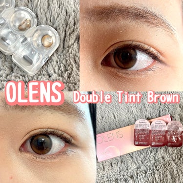 Double Tint 1day/OLENS/カラーコンタクトレンズを使ったクチコミ（1枚目）