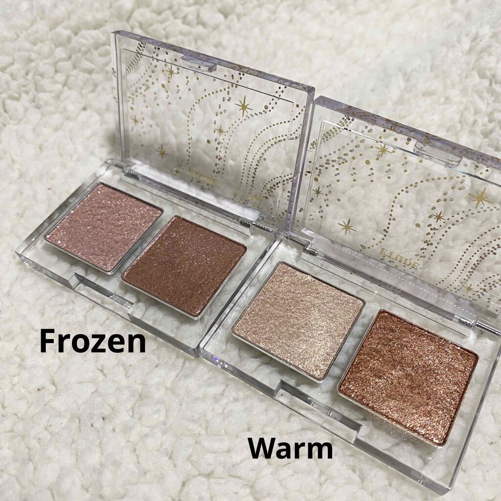 グリッタースノー フェイスパレット ライト/ETUDE/パウダーハイライトを使ったクチコミ（3枚目）