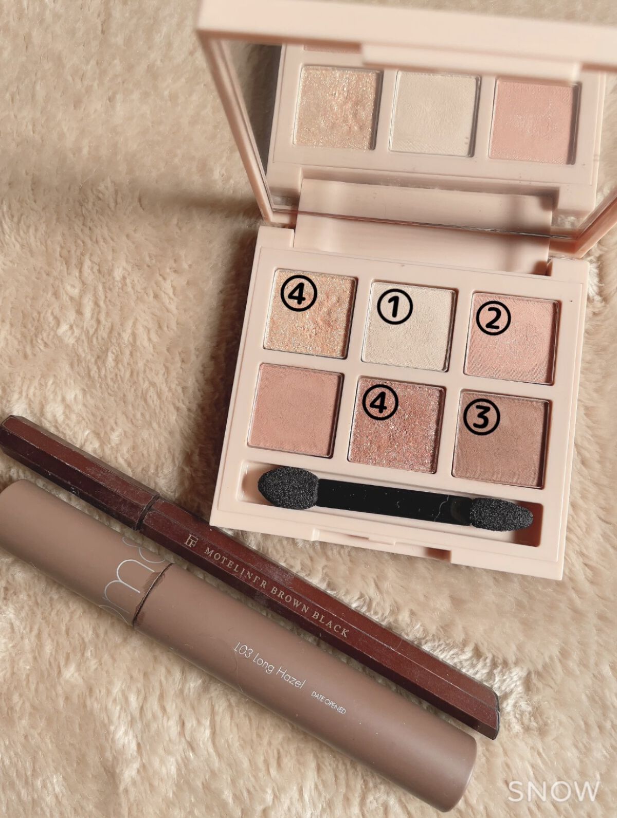 EYE OPENING LINER/UZU BY FLOWFUSHI/リキッドアイライナーを使ったクチコミ（1枚目）