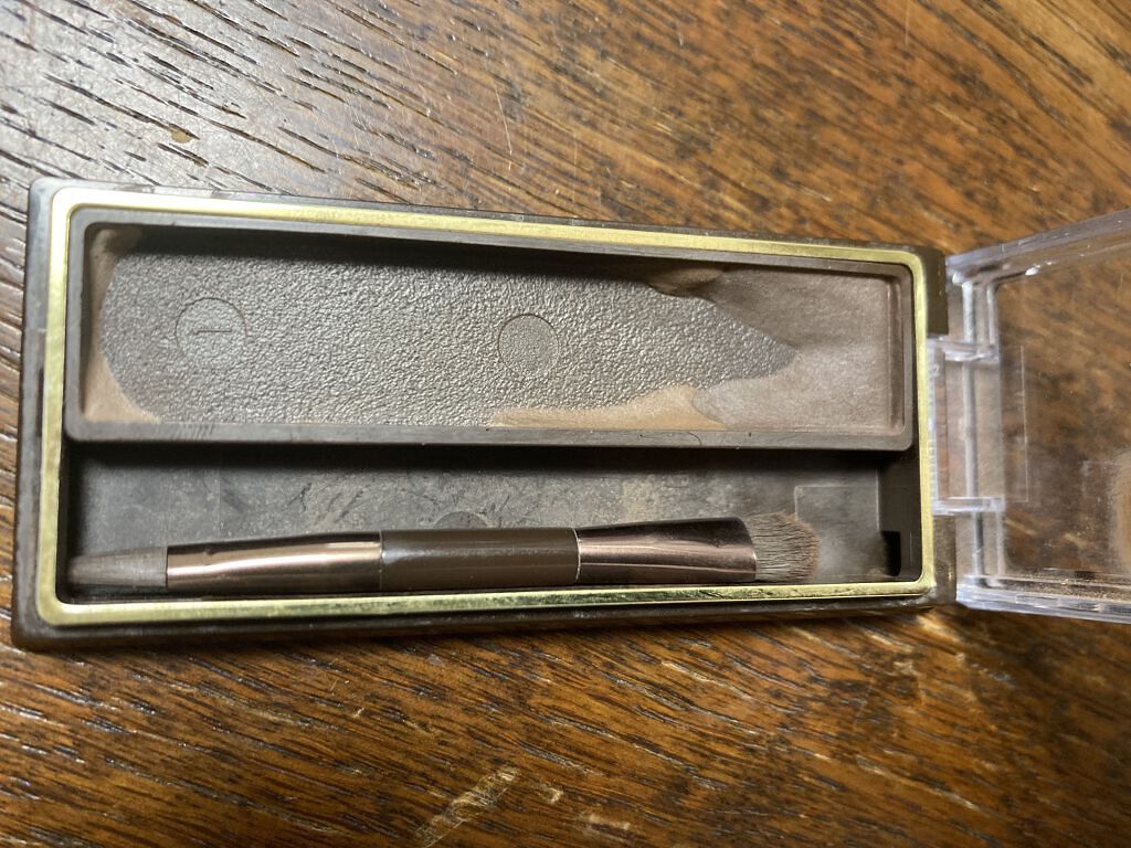 スタイリング パウダーアイブロウ SE01 ナチュラルブラウン/excel/パウダーアイブロウを使ったクチコミ（3枚目）