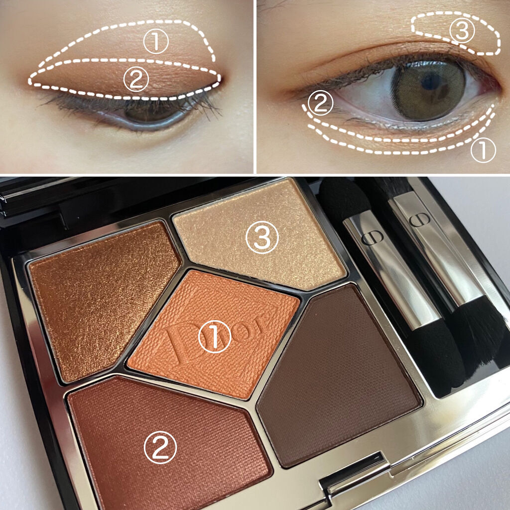 【旧】サンク クルール クチュール 439 コッパー/Dior/アイシャドウパレットを使ったクチコミ（3枚目）