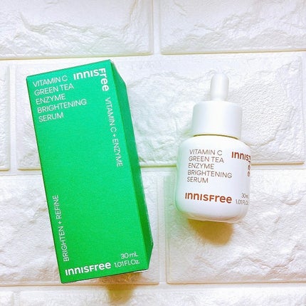 ビタC グリーンティーエンザイム ブライト セラム/innisfree/美容液を使ったクチコミ(7枚目)
