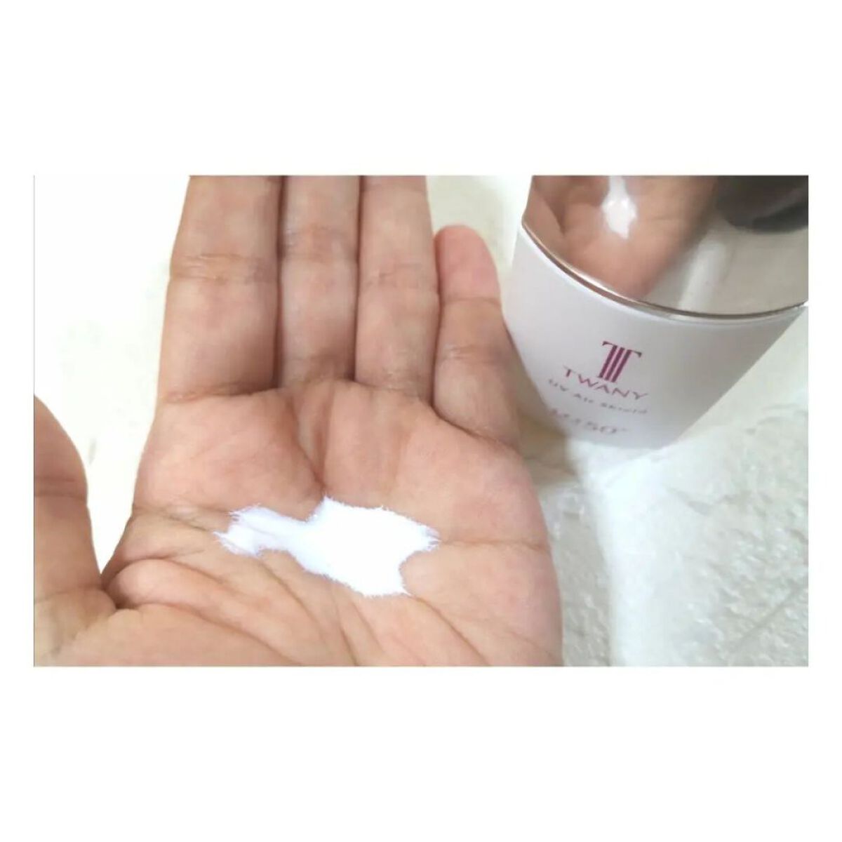 ＵＶエアシールド/TWANY/日焼け止めミルクを使ったクチコミ（2枚目）