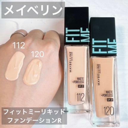 フィットミー リキッドファンデーション R/MAYBELLINE NEW YORK/リキッドファンデーションを使ったクチコミ(1枚目)