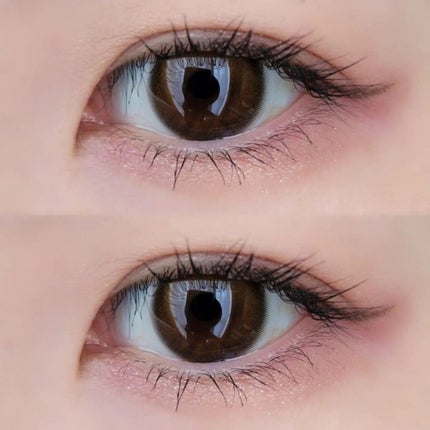 ダリアブラウンマンスリー (DAHLIA BROWN monthly)/OLOLA/1ヶ月(1MONTH)カラコンを使ったクチコミ(4枚目)