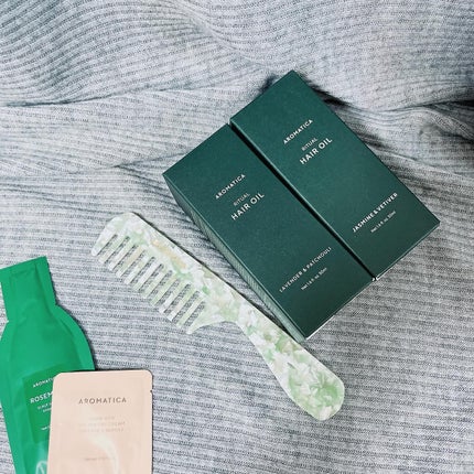 リチュアルヘアオイルラベンダー&パチョリ/AROMATICA/ヘアオイルを使ったクチコミ(2枚目)