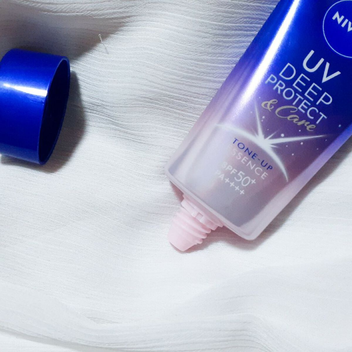 ニベアUV ディープ プロテクト&ケア トーンアップ エッセンス/ニベア/日焼け止めローションを使ったクチコミ(2枚目)