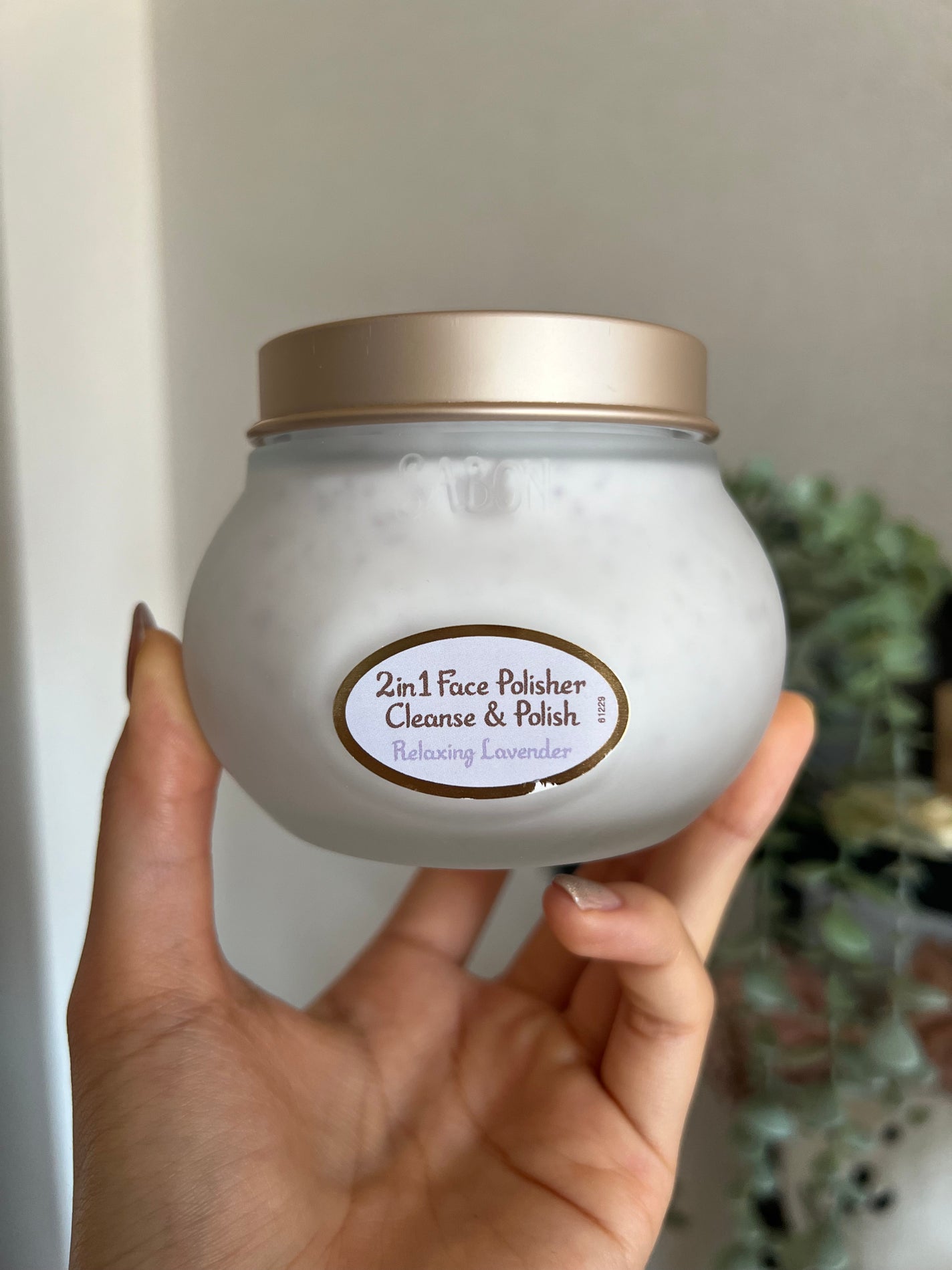 フェイスポリッシャー リラクシング(ラベンダー)/SABON/スクラブ・ゴマージュを使ったクチコミ(1枚目)