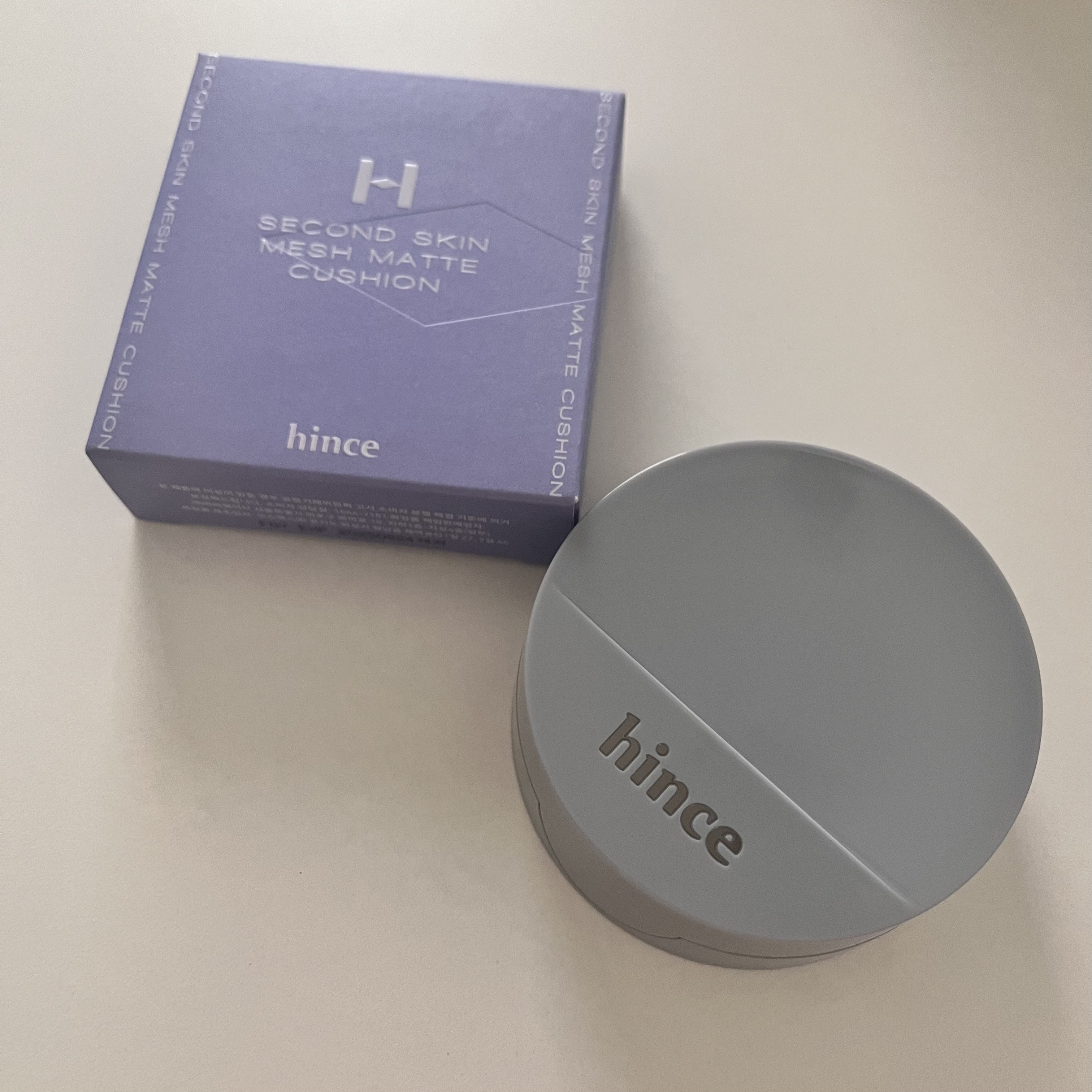 セカンドスキンメッシュマットクッション 15 ロージー/hince/クッションファンデーションを使ったクチコミ（2枚目）