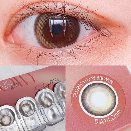 Glowy 1day/OLENS/ワンデー(1DAY)カラコンを使ったクチコミ(2枚目)
