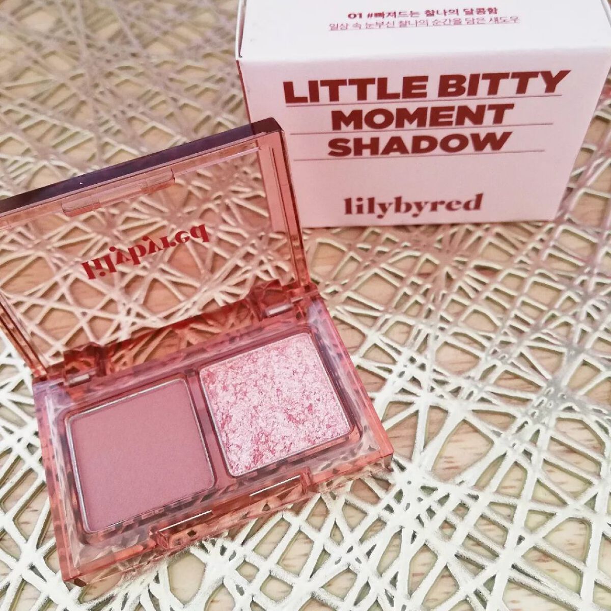 Little Bitty Moment Shadow/lilybyred/アイシャドウパレットを使ったクチコミ（1枚目）