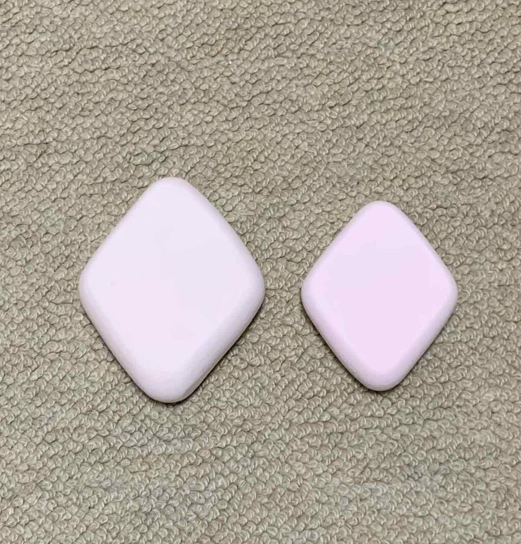 ぷっくりパフ BIG/セリア/パフ・スポンジを使ったクチコミ（2枚目）